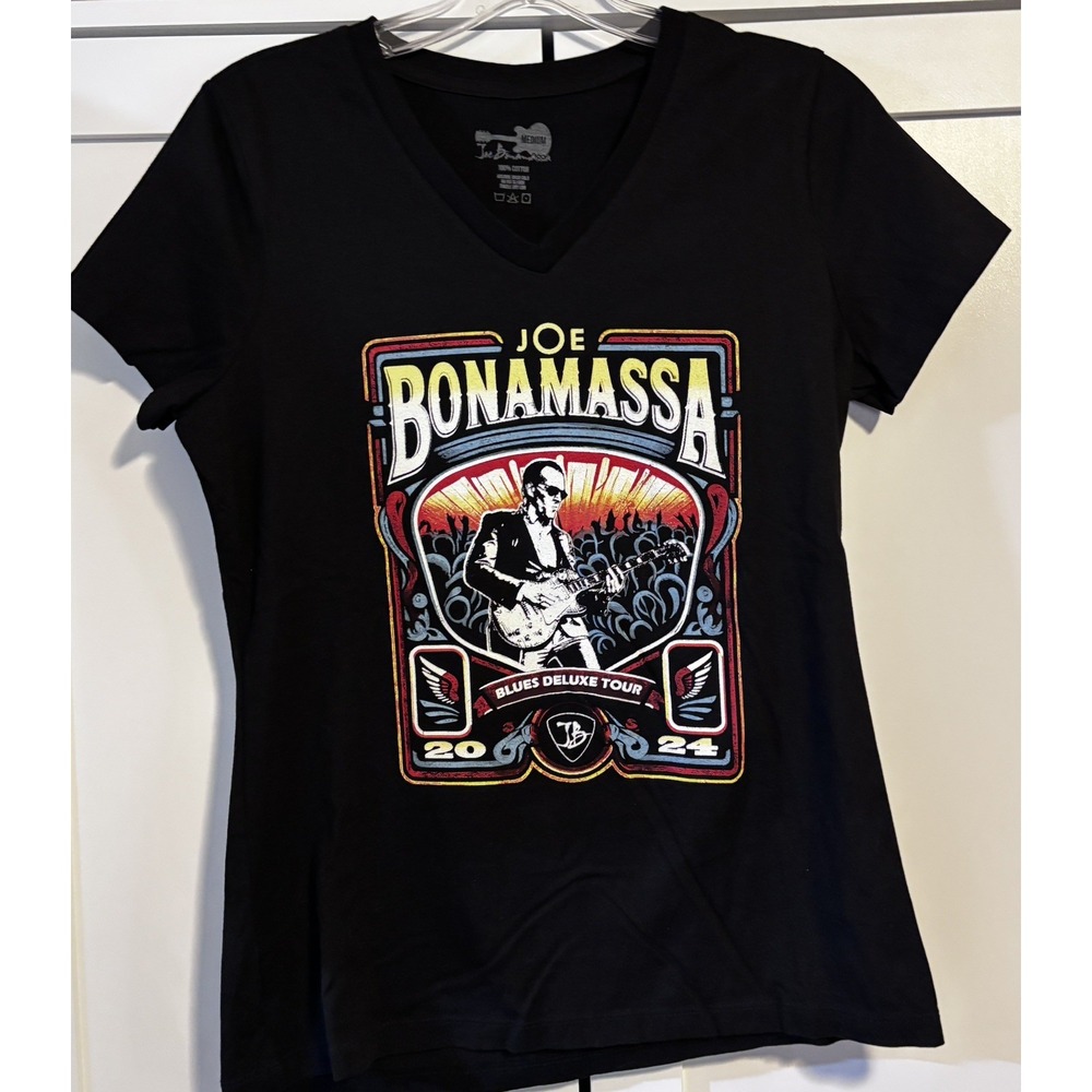 Joe Bonamassa Womens Medium T Shirt 2024 Blues Deluxe Tour Concert Tee